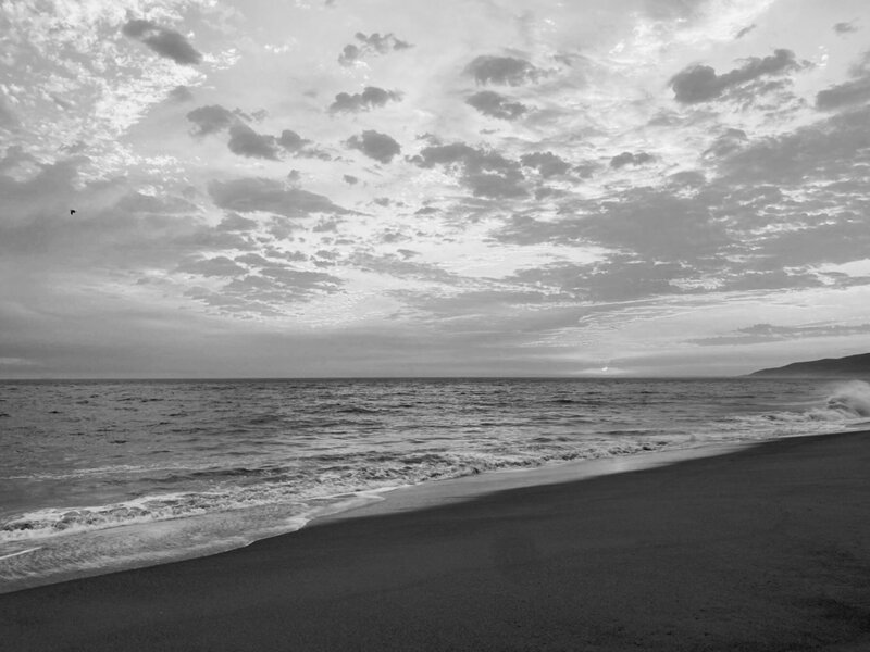Beautiful beach photo by wedding p[photographer Craig Peterman.