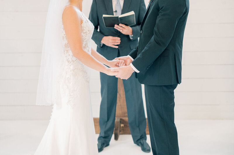 Fort Worth Wedding Photographer | DFW Photographer Rae De Lain Weddings Light and Airy | Groom kisses bride on the cheek