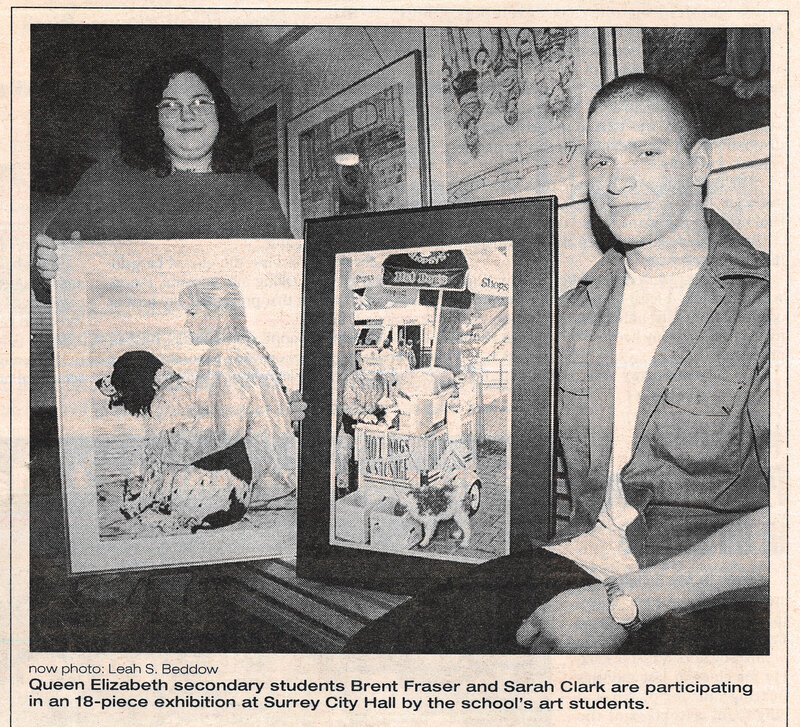 Brent Ray Fraser NOW News February 28, 1998 - 18yrs old - My first news article