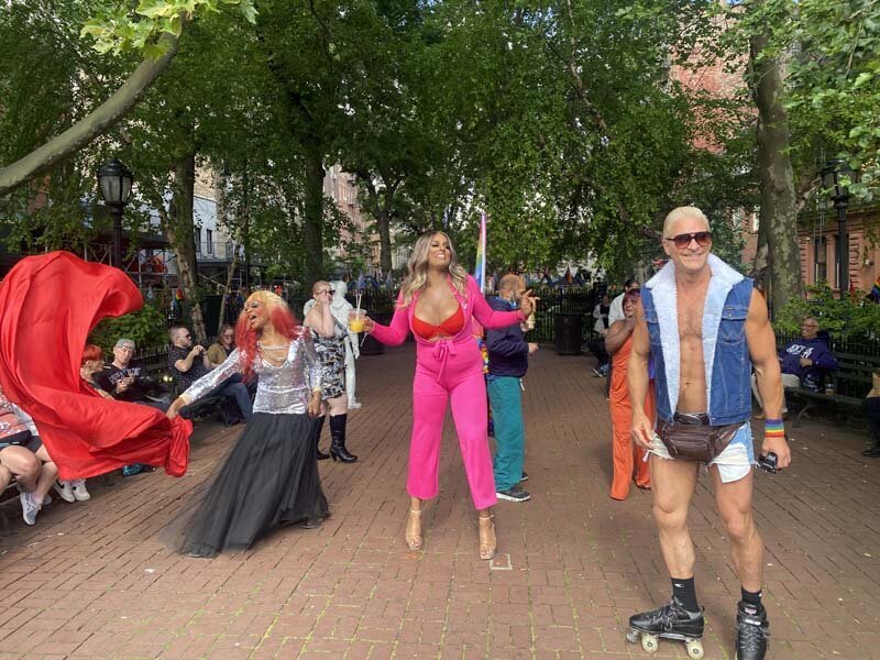 Brent Ray Fraser Stonewall National Monument Pride Drag Show Rollerskate 2022