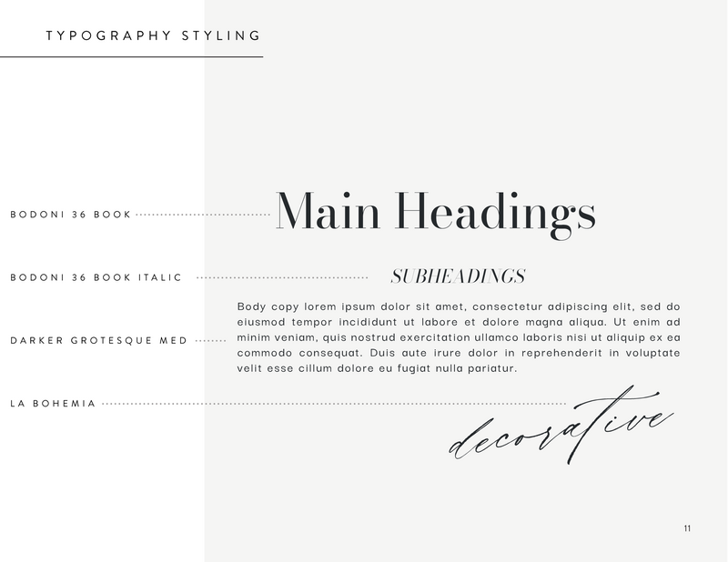 ByChenai_Brand Style Guide_Typography Styling