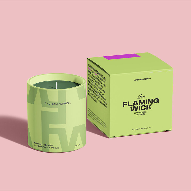 The Flaming Wick, a hand poured candle brand