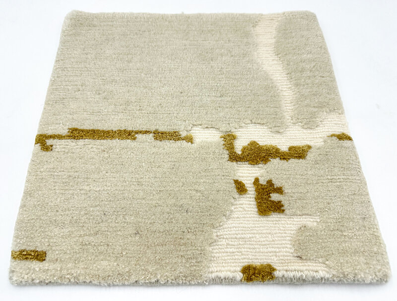 RS-29159 Color-CR-12 Content-Wool and Silk Quality-100 Knots Design-ARDEN Origin-Nepal Ang