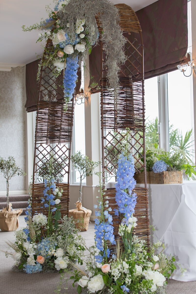 Arch of Flowers at St.Ives Harbour Hotel