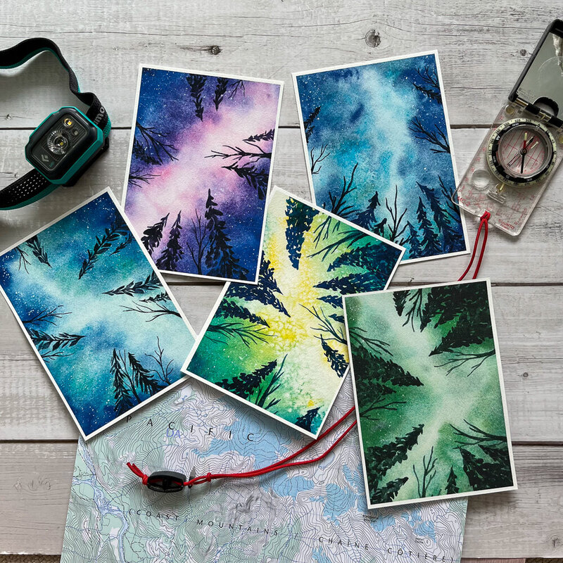 Set of 5 Galaxy Prints-1