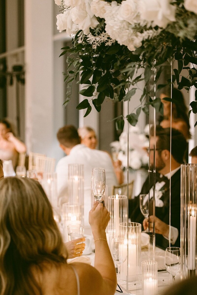 Elegant Ballroom Wedding with Crystal Chandeliers & Luxe Decor