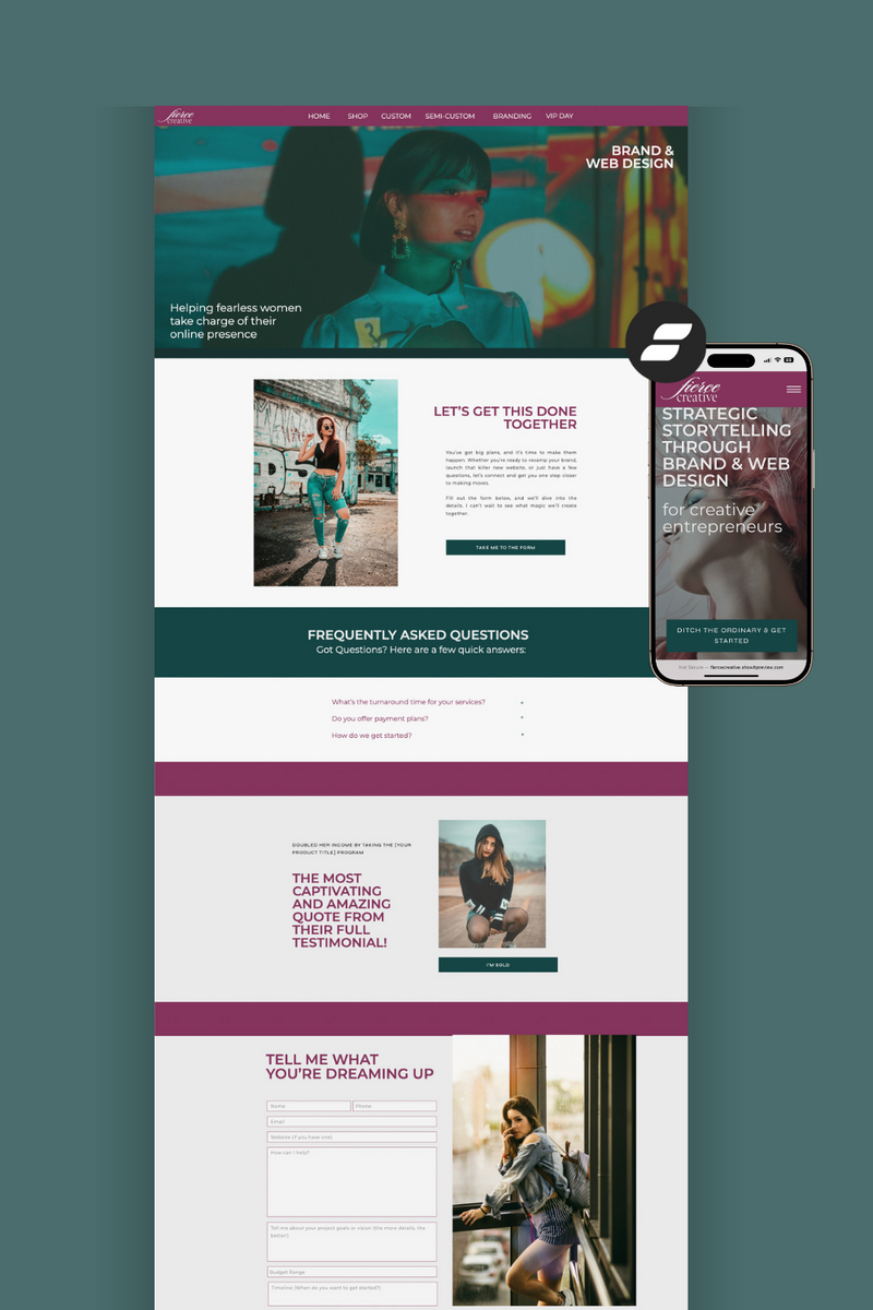 Built with Showit — because your website should feel like you and be easy enough to edit on a Monday morning without coffee.