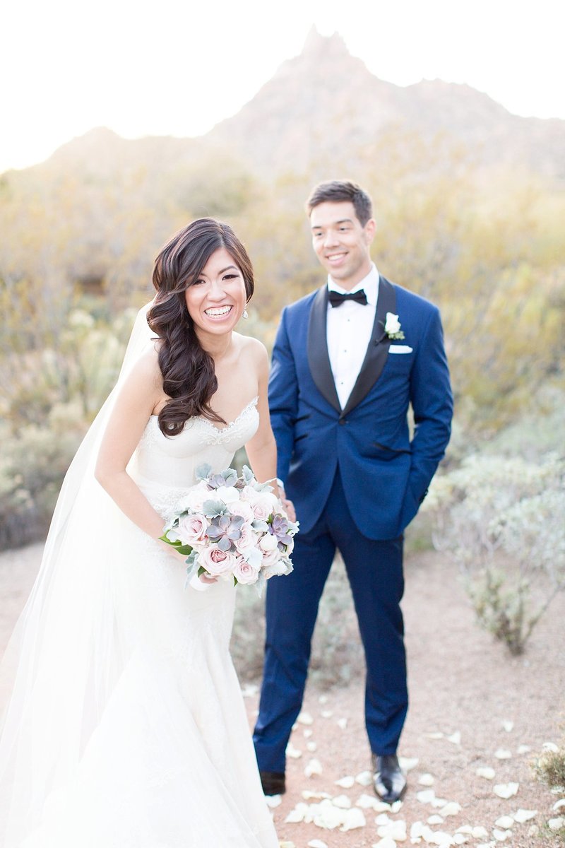 Blush Four Seasons Scottsdale Troon North Wedding | Amy & Jordan Photography