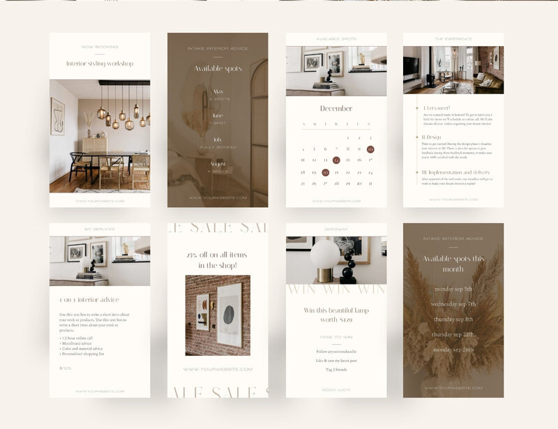 Minimal Instagram templates Wahiba Wonders 1