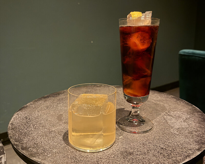 Cocktails at NODO in Rome, Italy