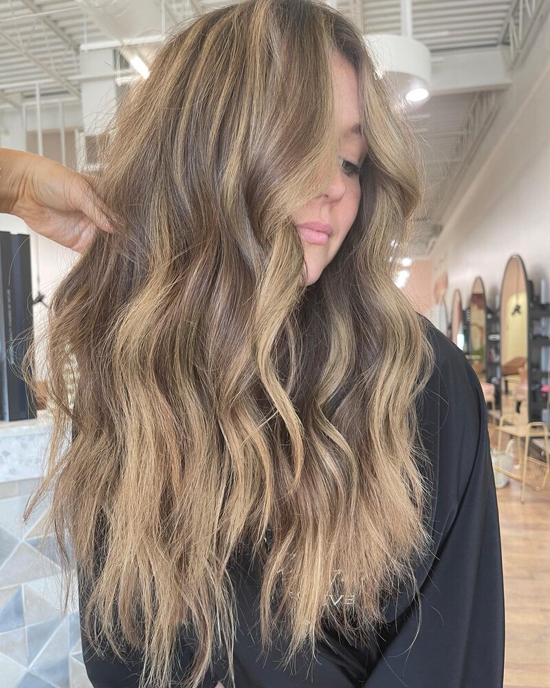Beachy Bronde Sun-kissed  Hair Color by Salt Hair Collective - East Beach Norfolk Hair Salon for Lived in Low Maintenance Color - 8
