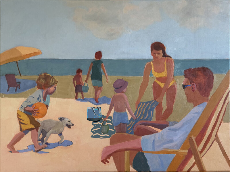 Marie Stone Fine Art Oil Paintings Beach