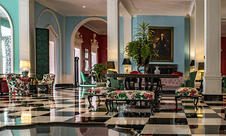 Lobby of the Greenbrier by Dorothy Draper