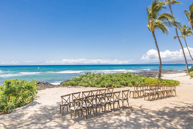 Can we have chairs on the beach in Maui for our wedding?