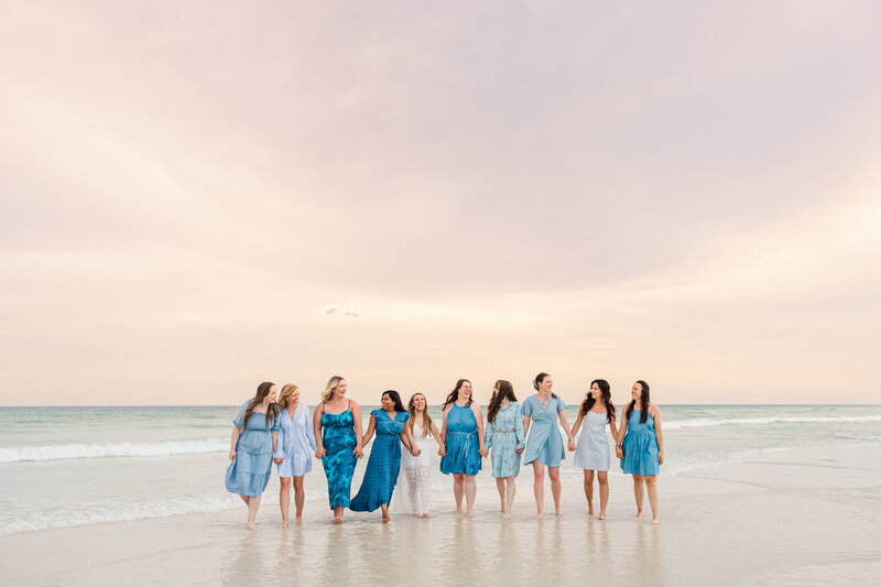 women on pensacola beach