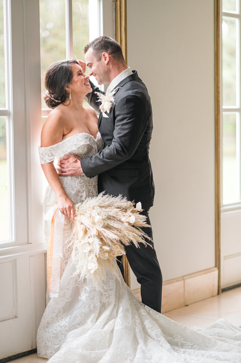 Romantic tan color palette fall wedding