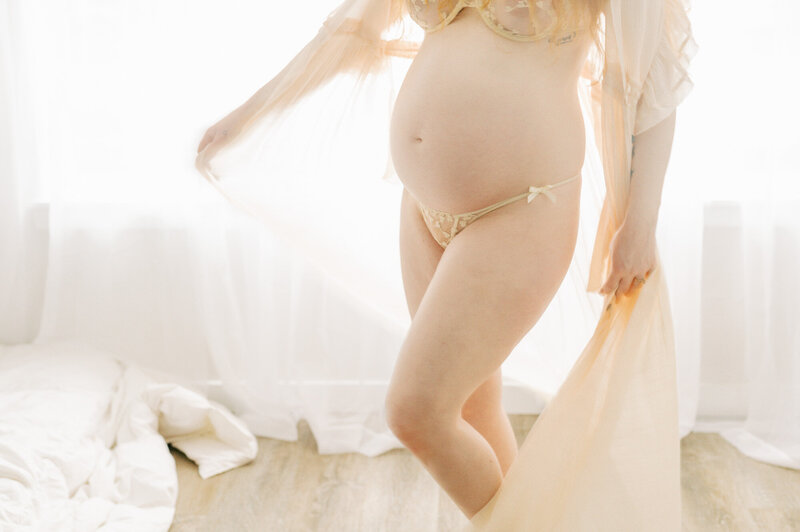 Intimate Studio Maternity Session