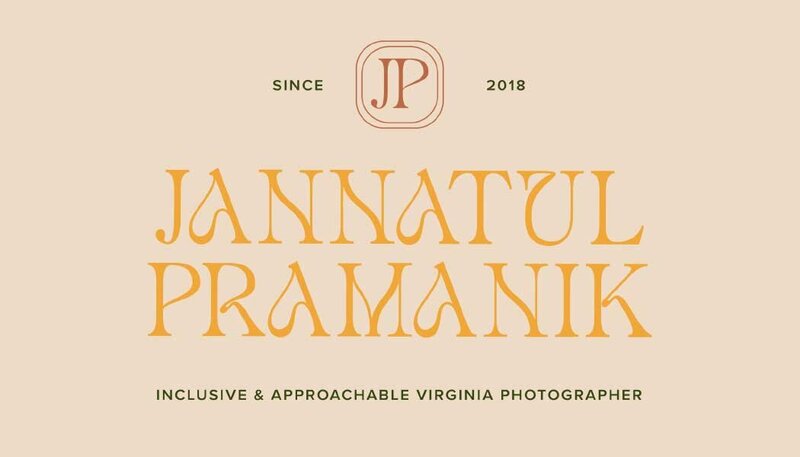 Front of a business card for Jannatul Pramanik