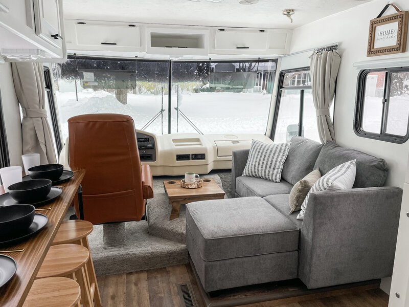 RV sofa renovation