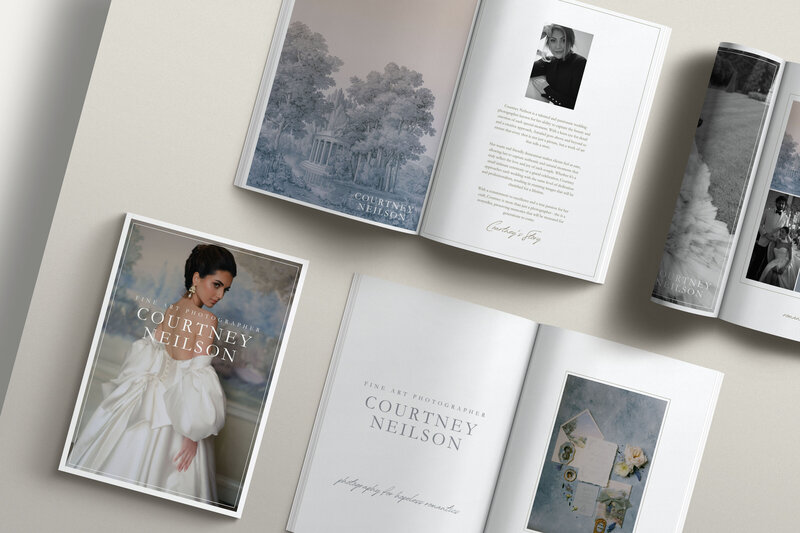 fine art photography brochure template