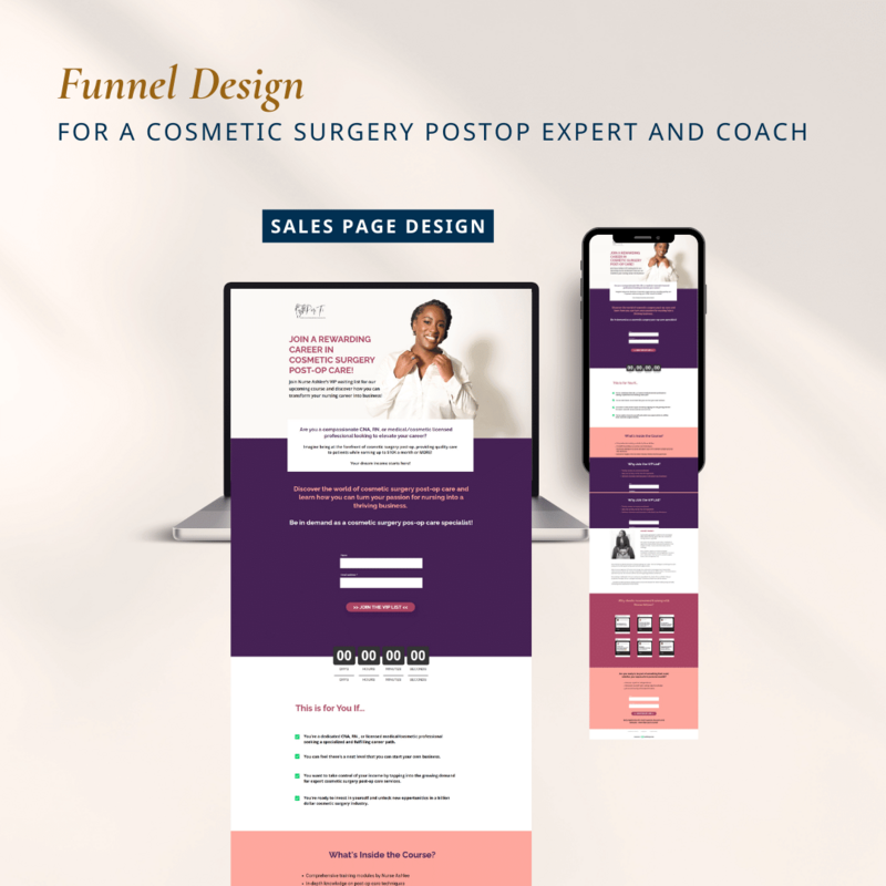 Tere Devoy_Funnels and Landing Page Creation Service