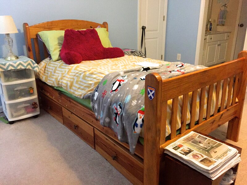 Wood Captain's Bed