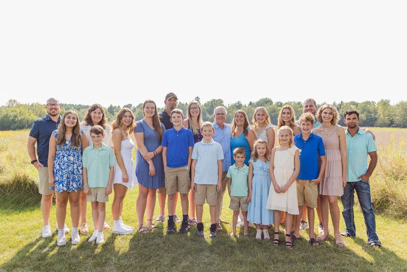 Extended family portraits