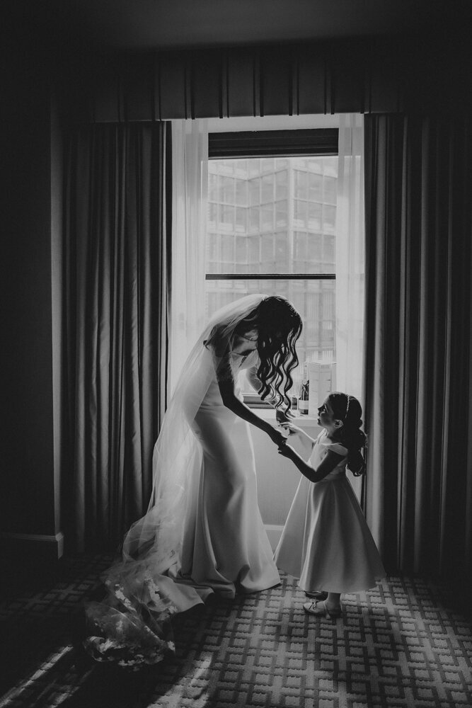 Speakeasy bar in Toronto hosts wedding for elegant couple