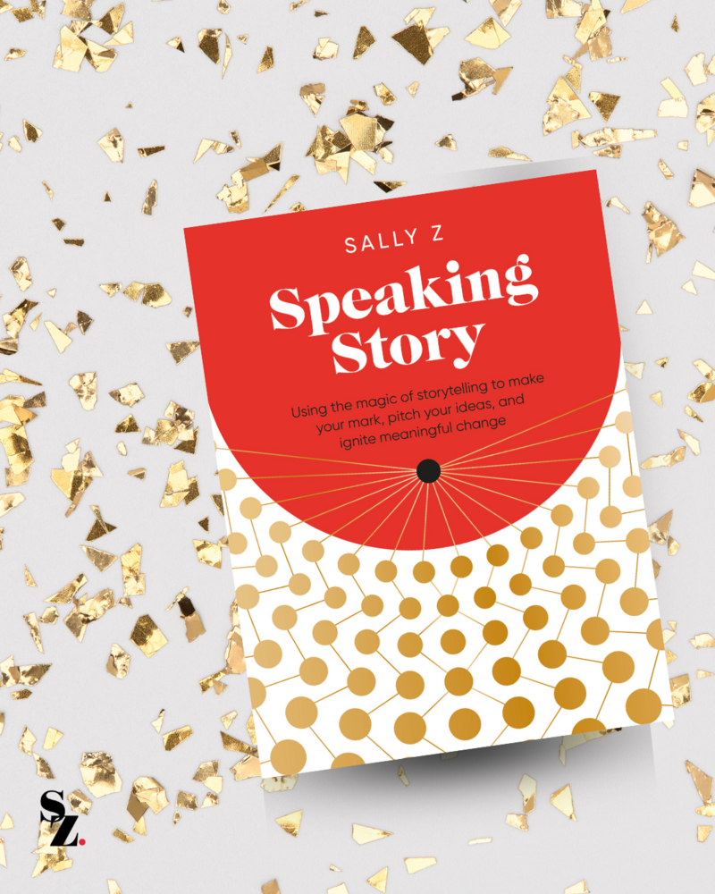 Sally Z award-winning speaker - Speaking Story book
