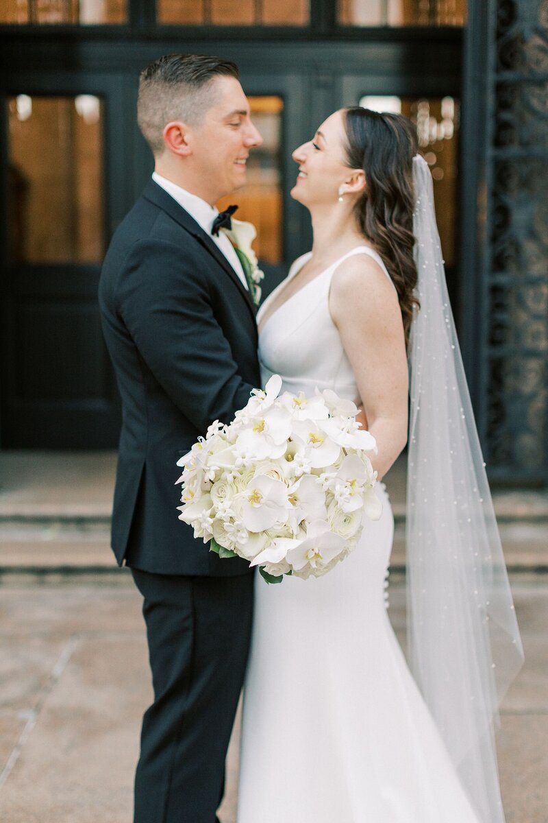 Erica and Brian wedding portrait