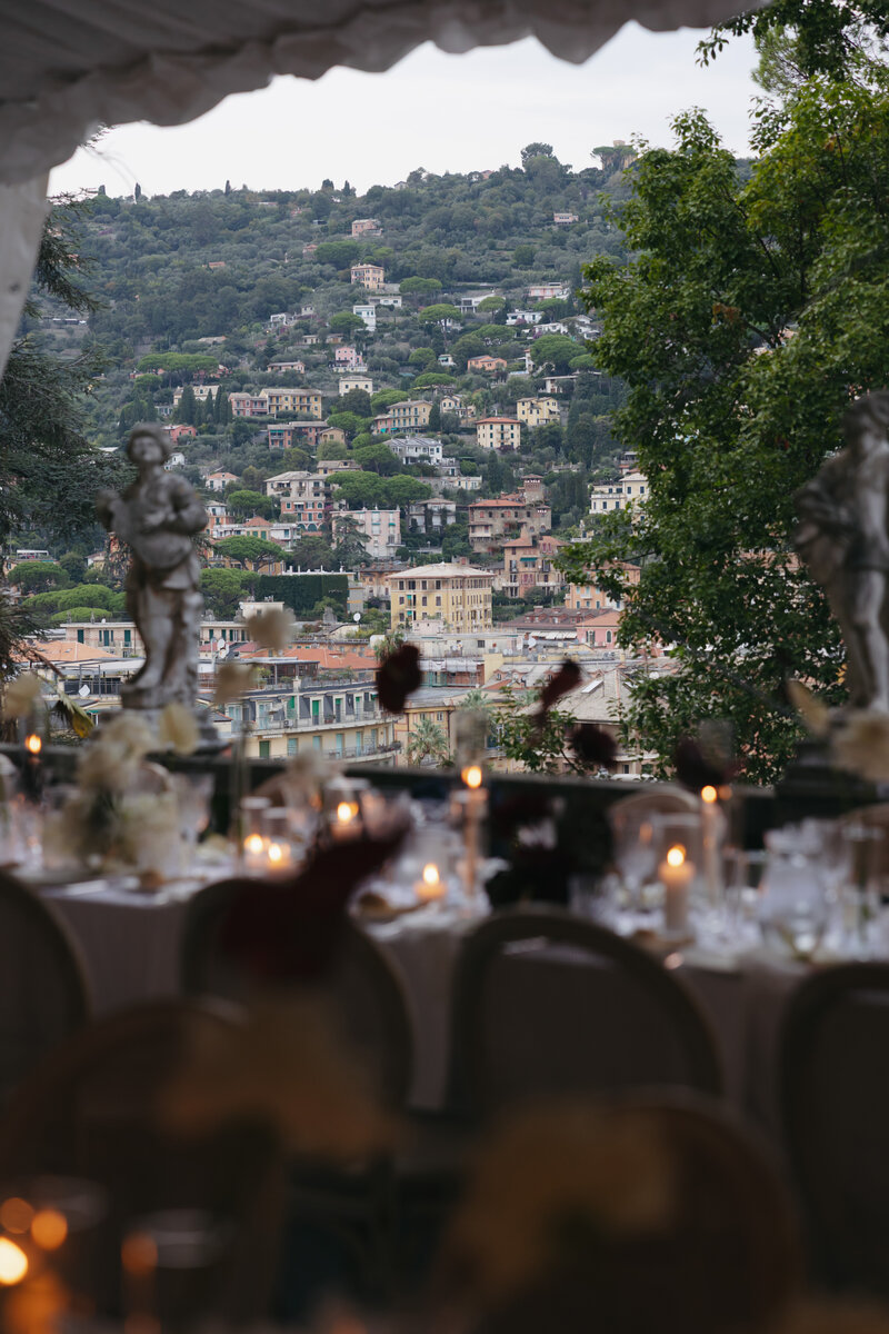 Luxury editorial destination wedding at Villa Durazzo in Santa Margherita, Italy | Cacie Carroll Photography | West Coast and Destination Wedding Photography