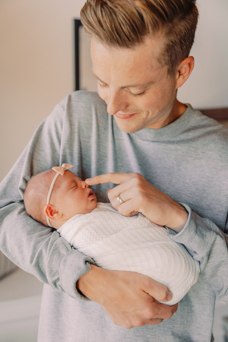 In-home Newborn and Family Photography with Asheville Newborn Photographer Rachel Marie Photography