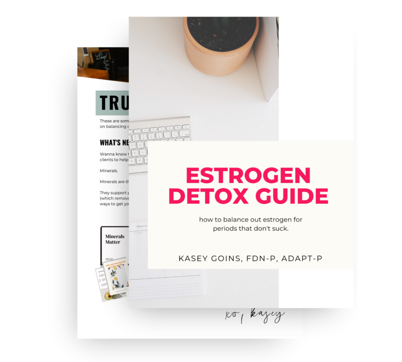 Hormone balancing starts with estrogen detox and estrogen elimination. grab the free guide
