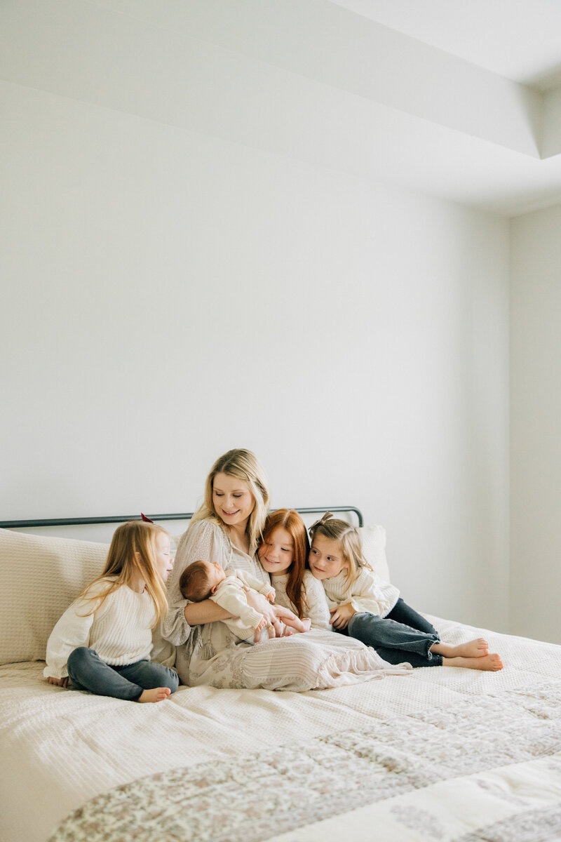 In Home Lifestyle Newborn Photo Session Spring Hill TN