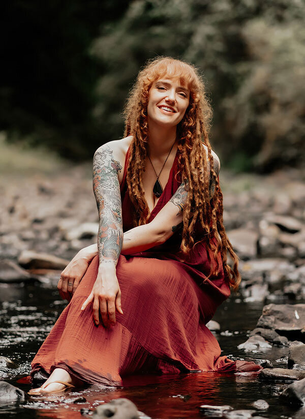 Portrait of Natalie Broders, birth photographer and doula