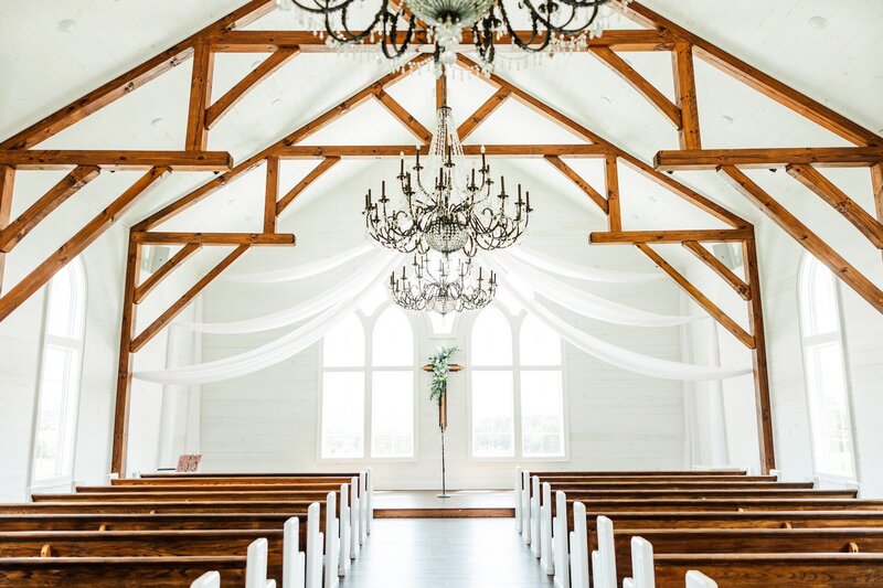a gorgeous, simply decorated chapel