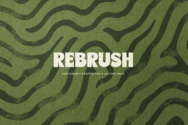 Screenshot of Rebrush branding and custom Showit website by Soltide
