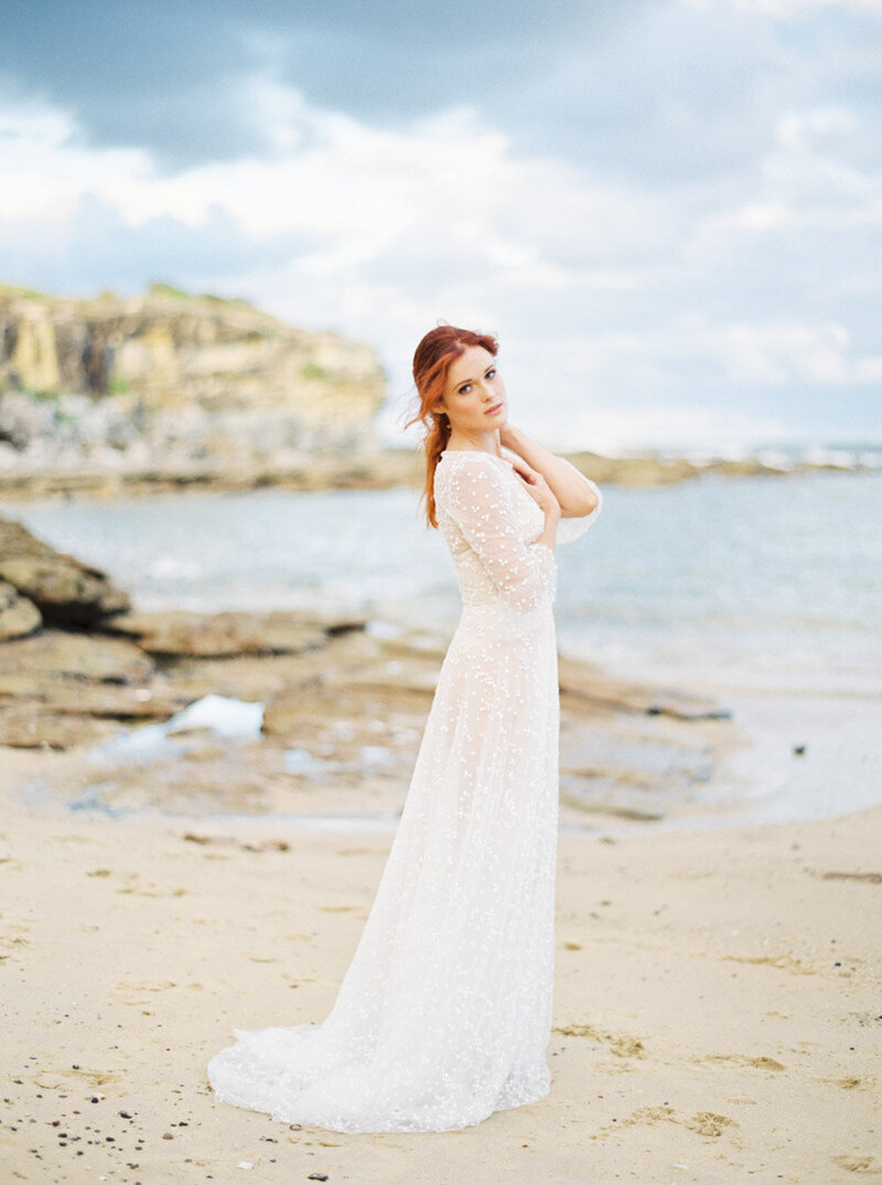 Sydney Fine Art Film Wedding Photographer Sheri McMahon - Sydney NSW Australia Beach Wedding Inspiration-00046