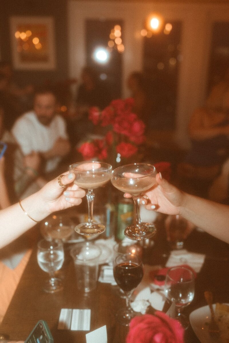 Maine wedding reception cheers