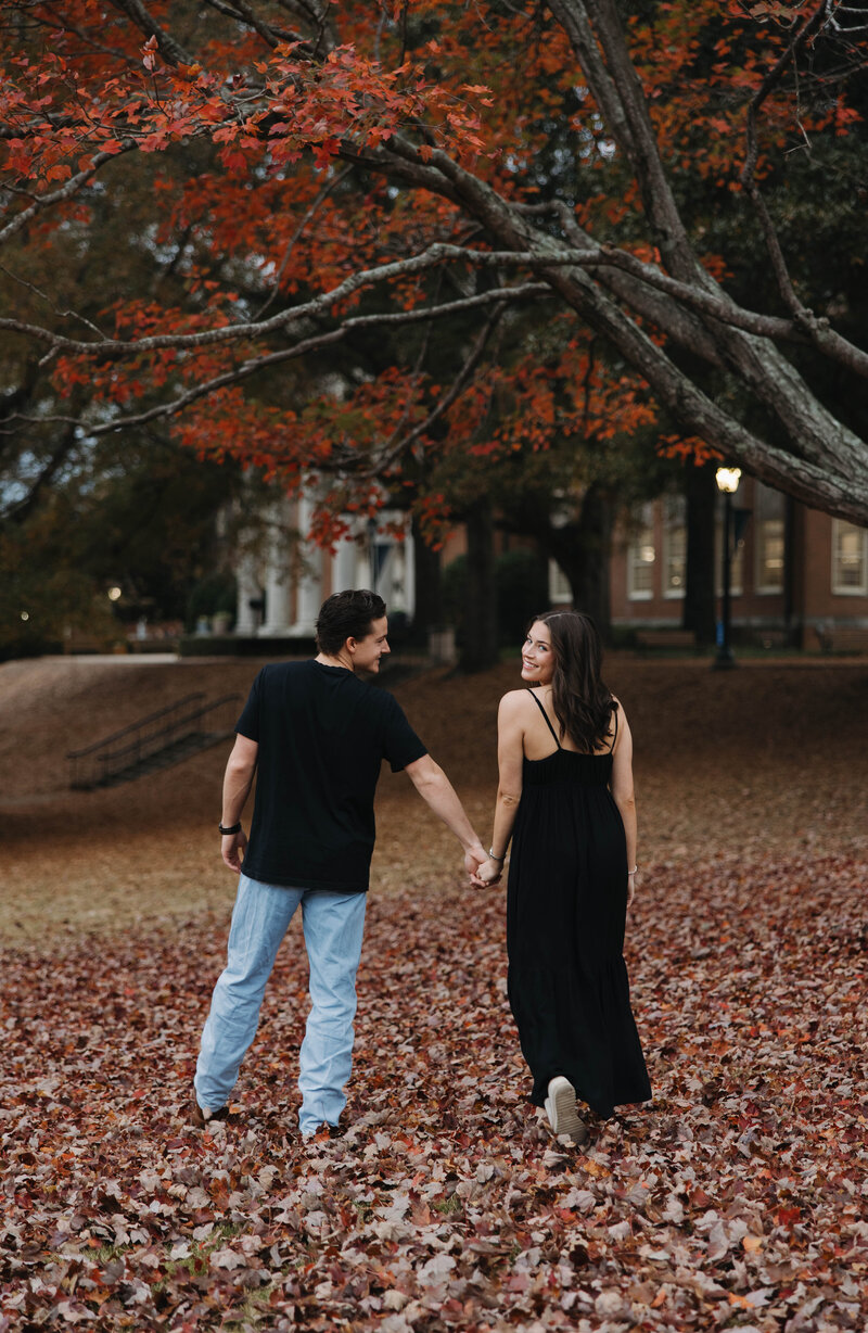 Engagement Pictures at Reid Chapel at Samford university