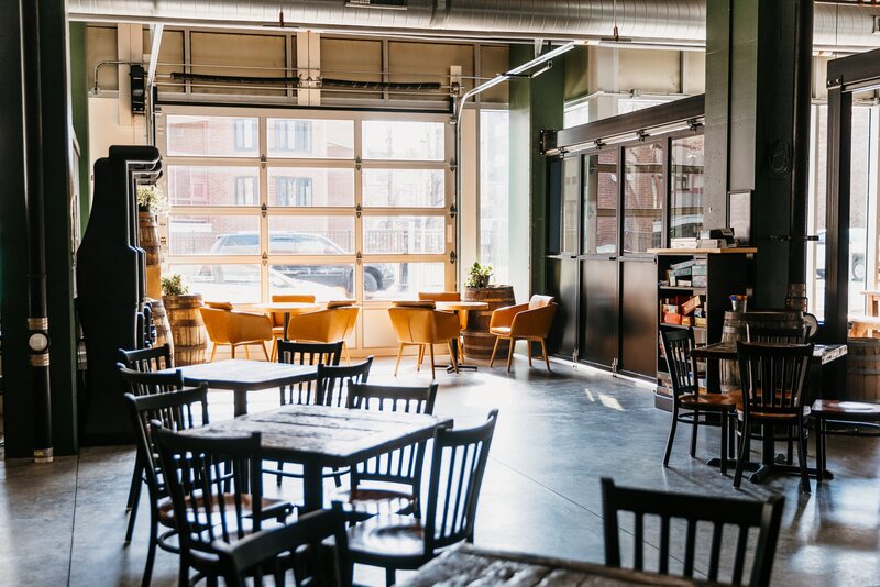 Brewery event space minneapolis pups corner