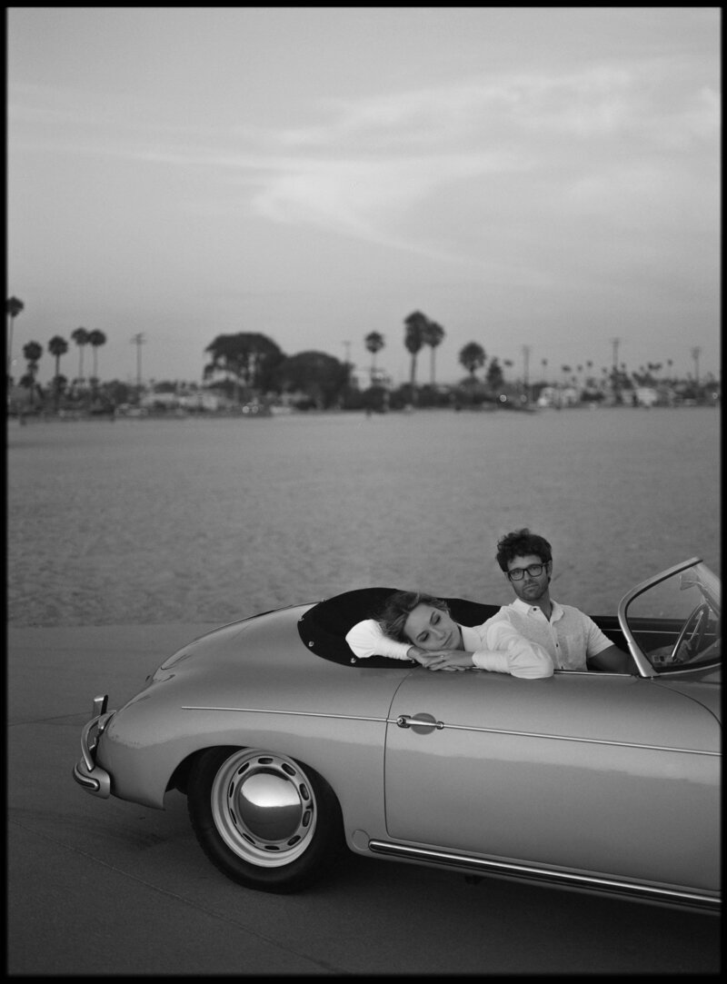 Engagement Session with Porshe Speedster