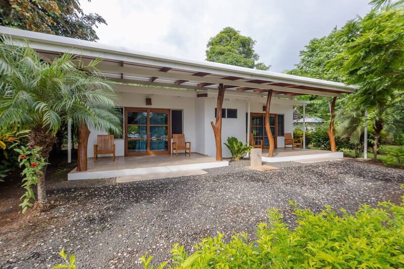 Beachfront cabina with ocean views for yoga certification students at Salvatierra in Costa Rica