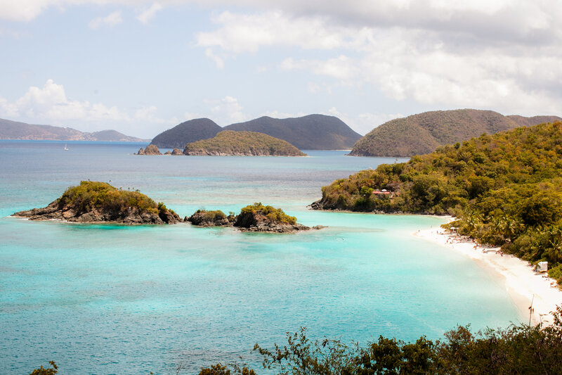 Trunk Bay wedding ceremony location in St. John USVI