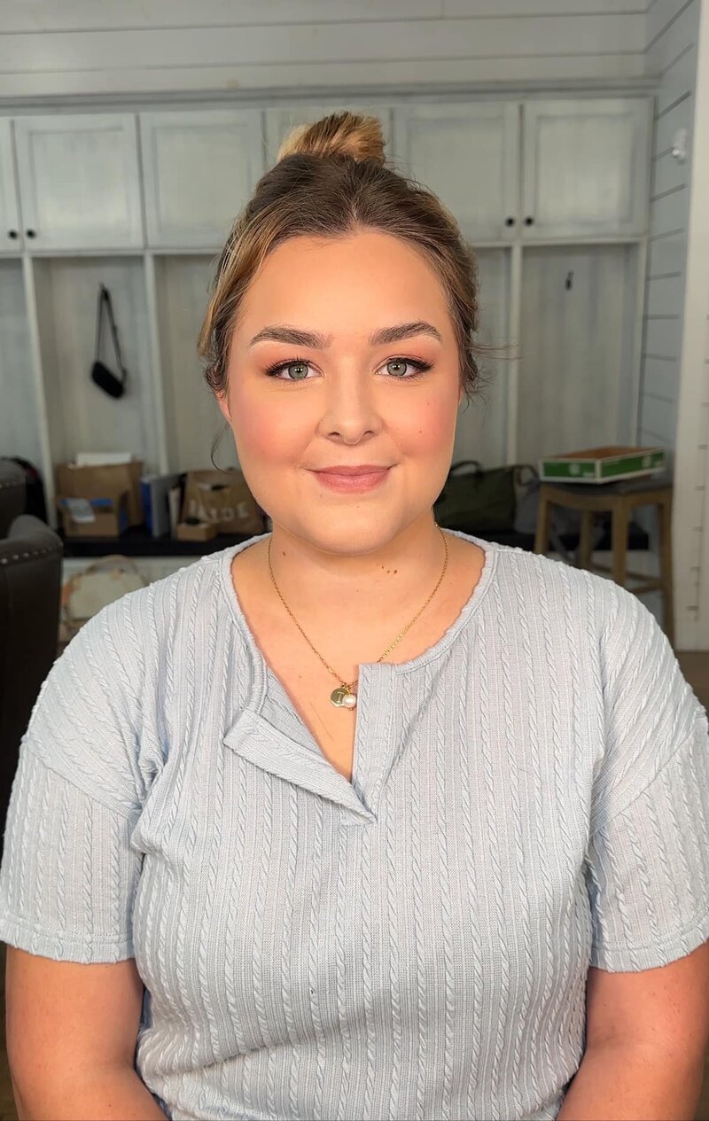 Custom bridal artistry by a Houston makeup artist, featuring a unique look designed for Houston weddings and brides-to-be.