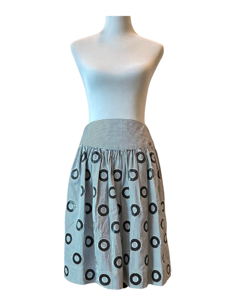Chanel Saia Bolas Midi Skirt (1)