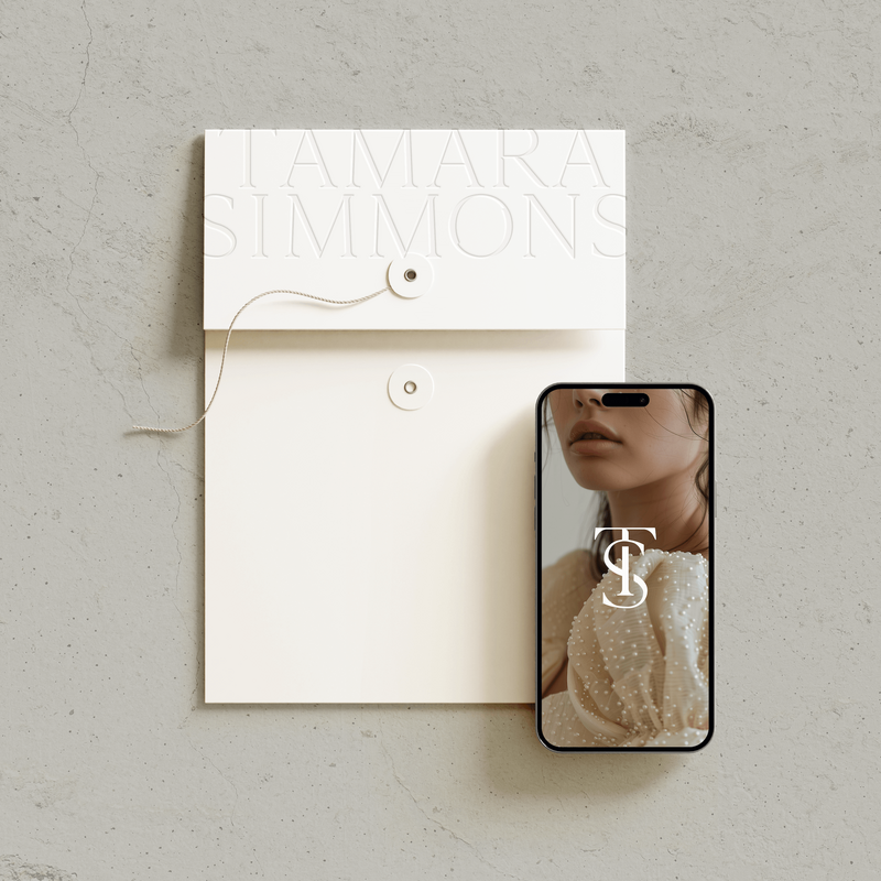 Modern branding and logo design for a photographer