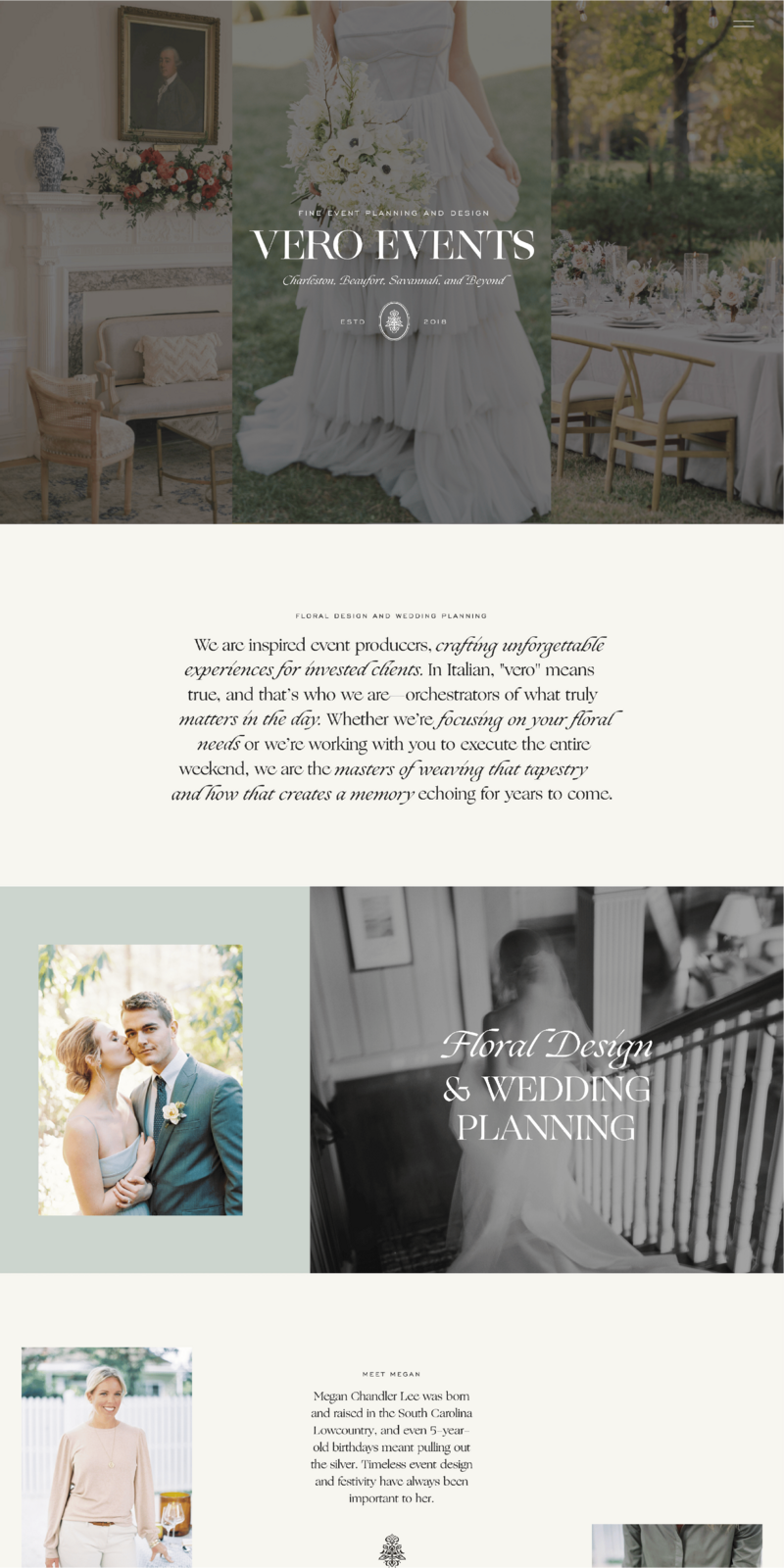 A website mockup.