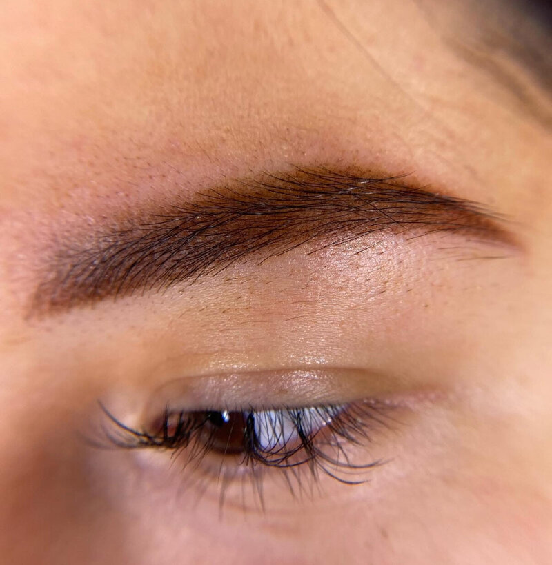 Natural powder brows transformation - Fort Frances PMU