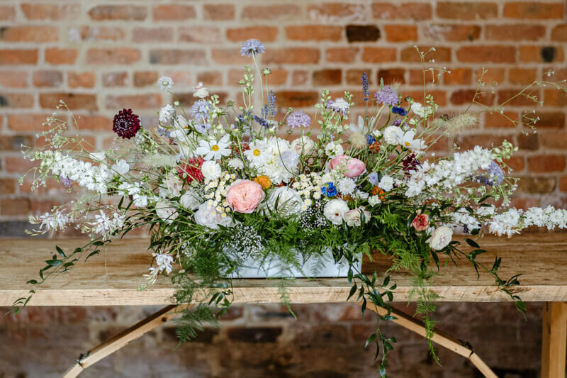 top table floral display